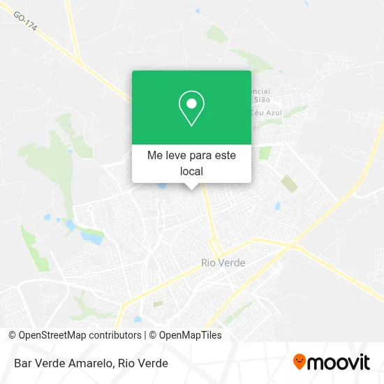 Bar Verde Amarelo mapa