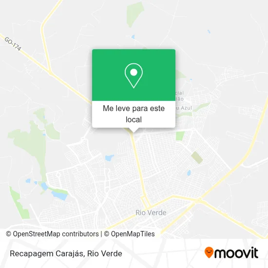 Recapagem Carajás mapa