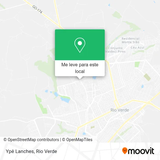 Ypê Lanches mapa