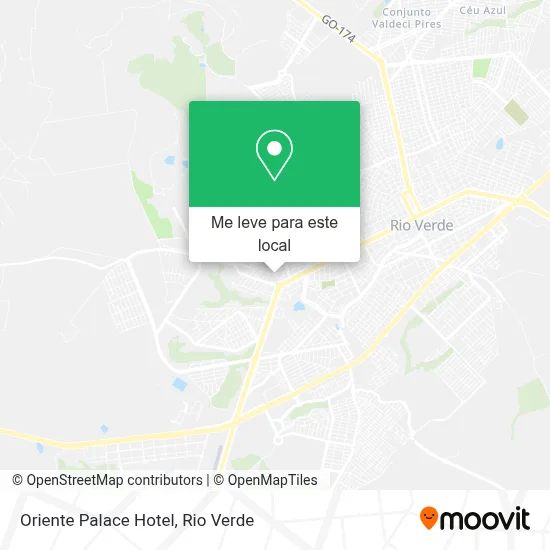 Oriente Palace Hotel mapa