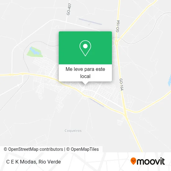 C E K Modas mapa