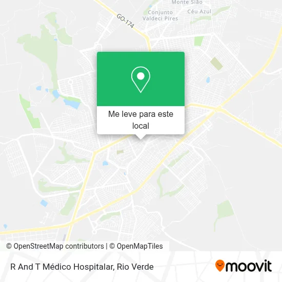 R And T Médico Hospitalar mapa