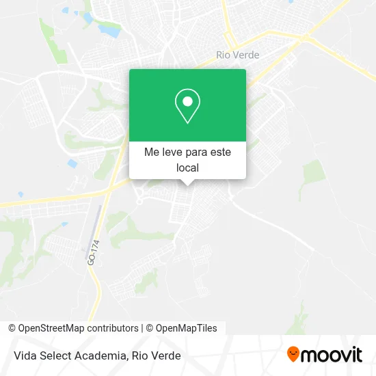Vida Select Academia mapa