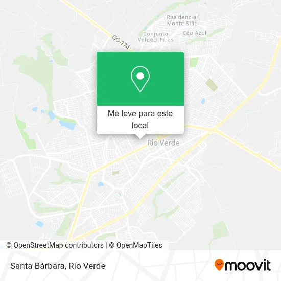 Santa Bárbara mapa