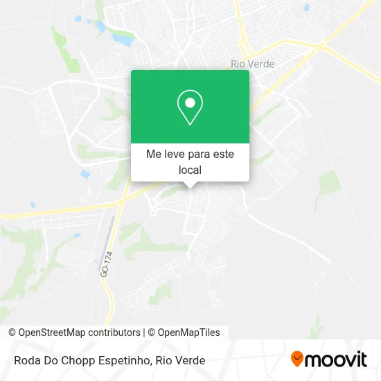 Roda Do Chopp Espetinho mapa