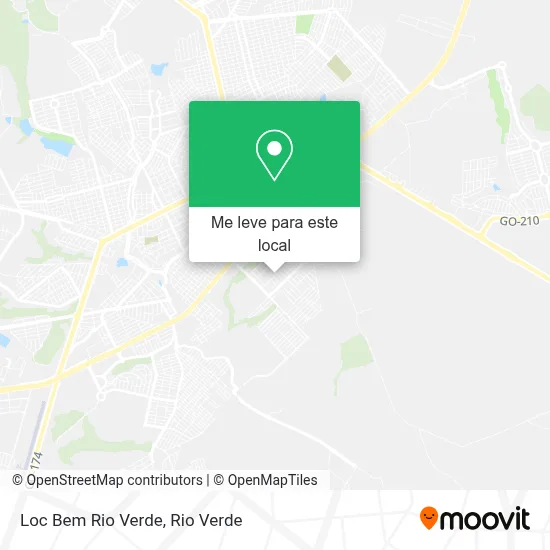 Loc Bem Rio Verde mapa