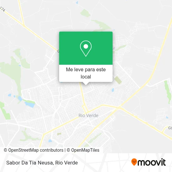 Sabor Da Tia Neusa mapa