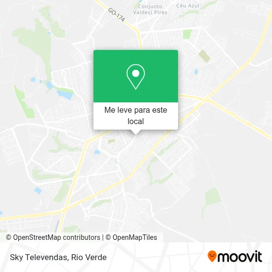 Sky Televendas mapa