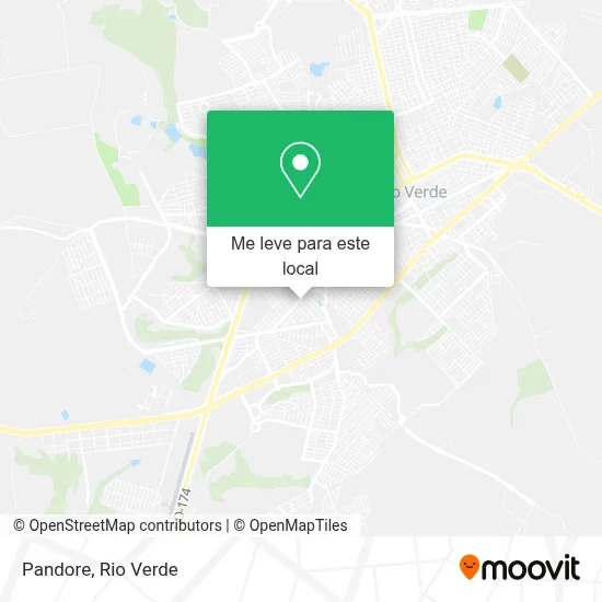 Pandore mapa
