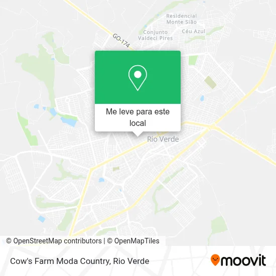 Cow's Farm Moda Country mapa