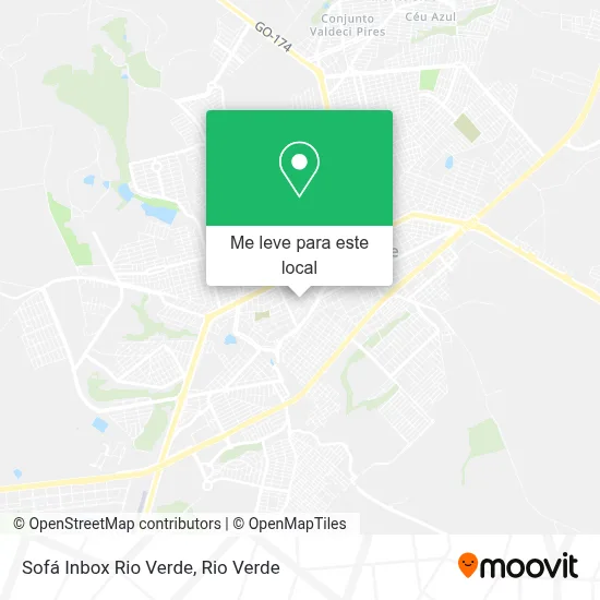 Sofá Inbox Rio Verde mapa