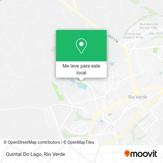 Quintal Do Lago mapa