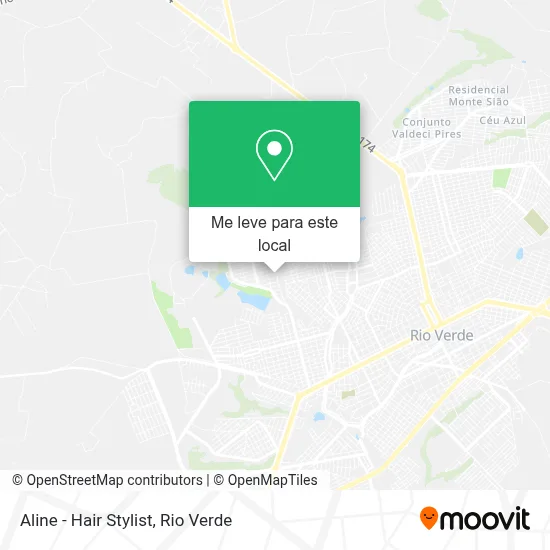 Aline - Hair Stylist mapa