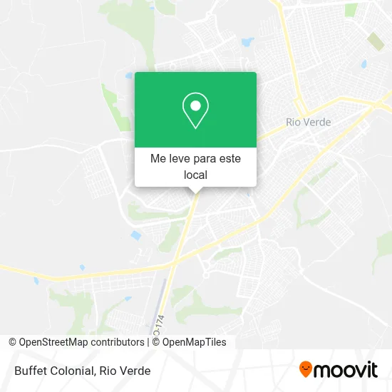 Buffet Colonial mapa
