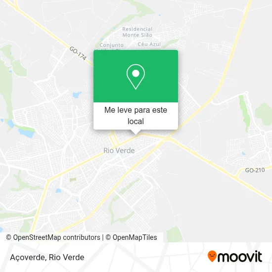 Açoverde mapa
