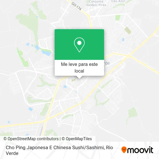 Cho Ping Japonesa E Chinesa Sushi / Sashimi mapa