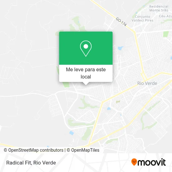 Radical Fit mapa