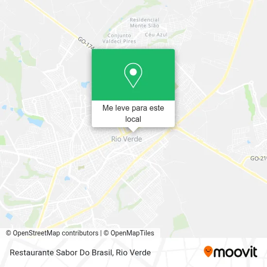 Restaurante Sabor Do Brasil mapa