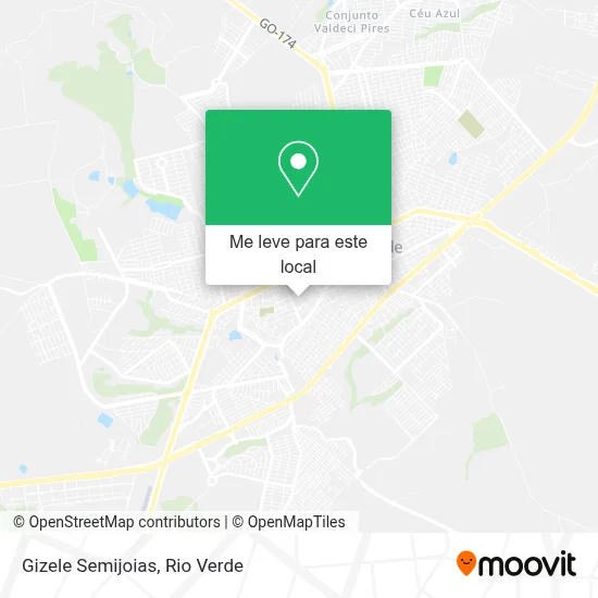 Gizele Semijoias mapa