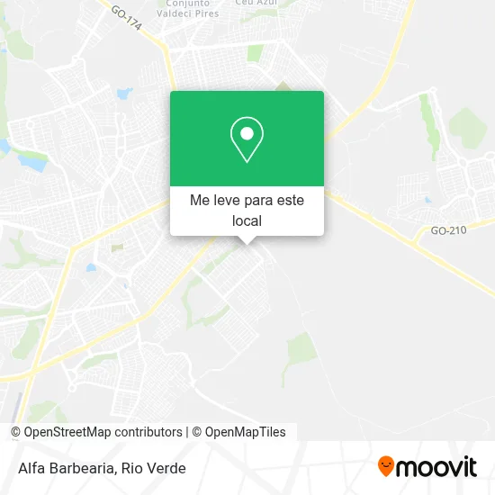 Alfa Barbearia mapa