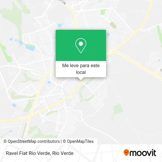 Ravel Fiat Rio Verde mapa