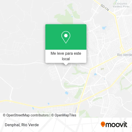 Denphal mapa