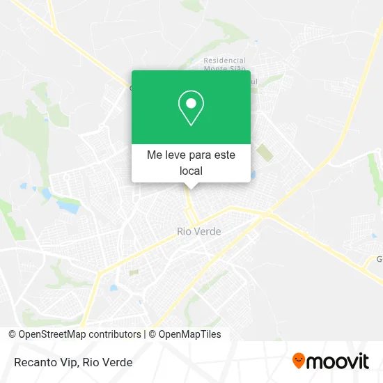 Recanto Vip mapa