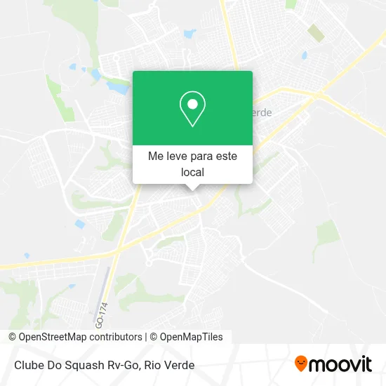 Clube Do Squash Rv-Go mapa