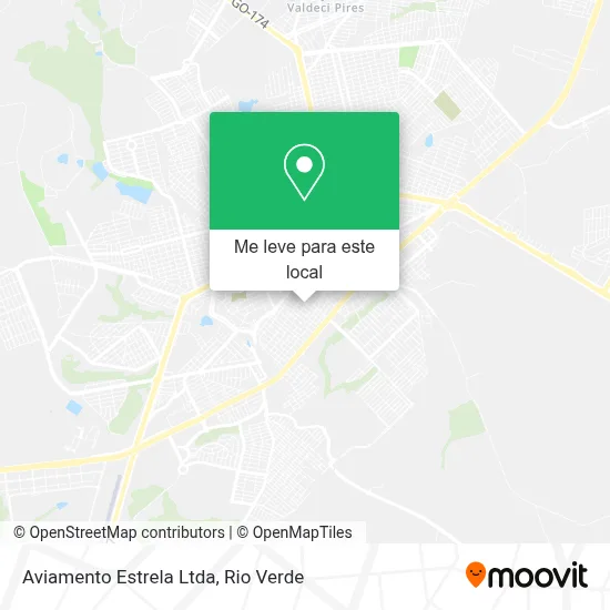 Aviamento Estrela Ltda mapa