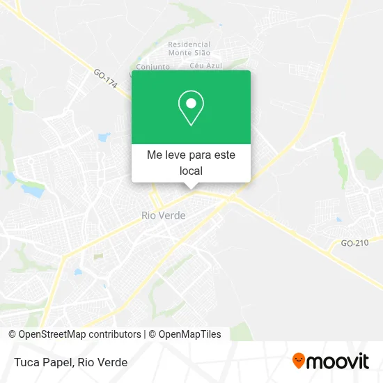 Tuca Papel mapa