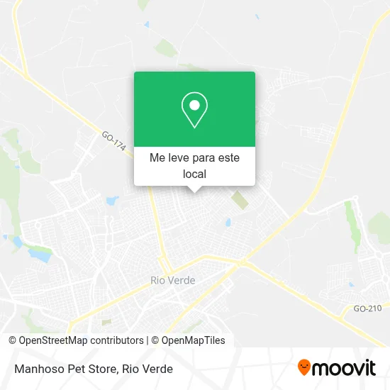 Manhoso Pet Store mapa