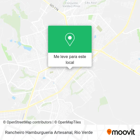Rancheiro Hamburgueria Artesanal mapa