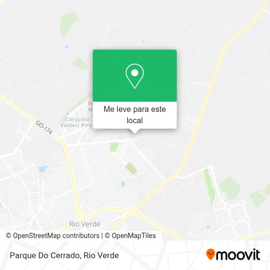 Parque Do Cerrado mapa