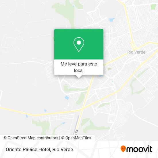 Oriente Palace Hotel mapa