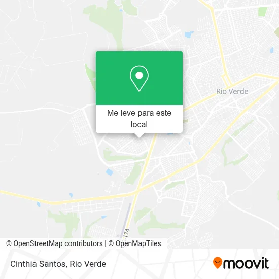 Cinthia Santos mapa