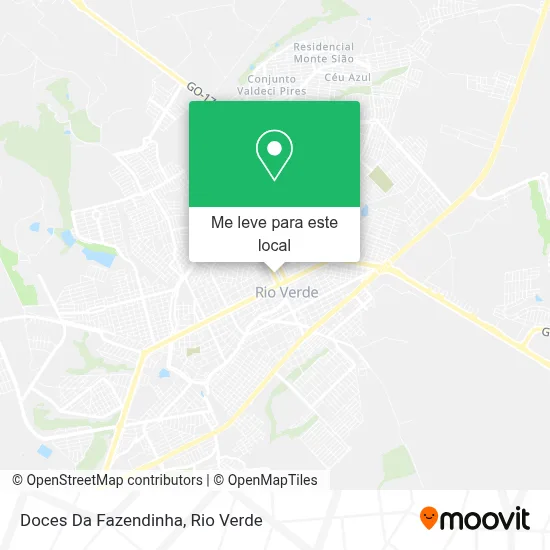 Doces Da Fazendinha mapa