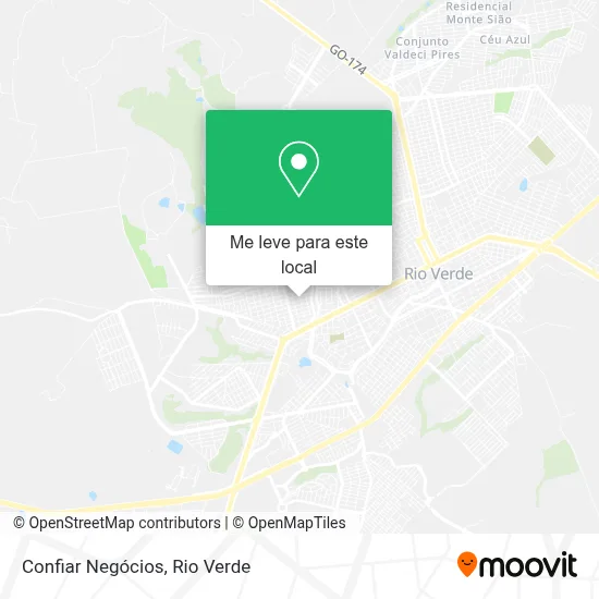 Confiar Negócios mapa
