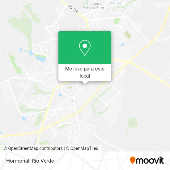 Hormonal mapa