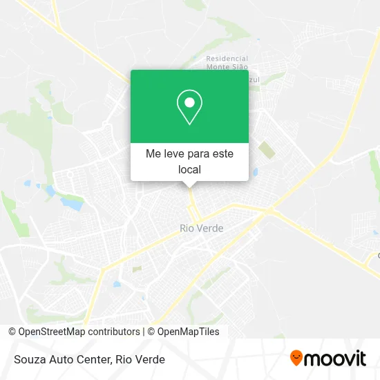 Souza Auto Center mapa