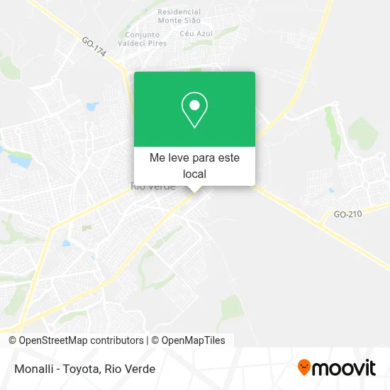 Monalli - Toyota mapa