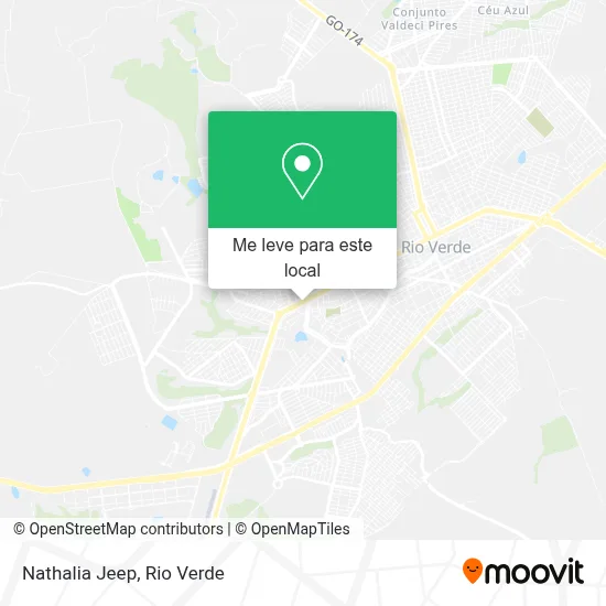 Nathalia Jeep mapa