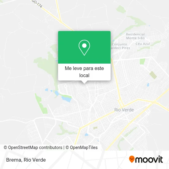 Brema mapa
