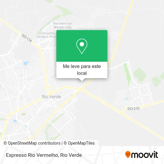 Expresso Rio Vermelho mapa