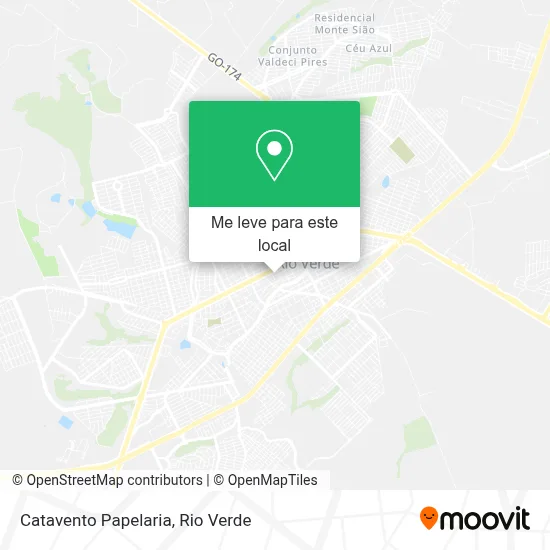 Catavento Papelaria mapa