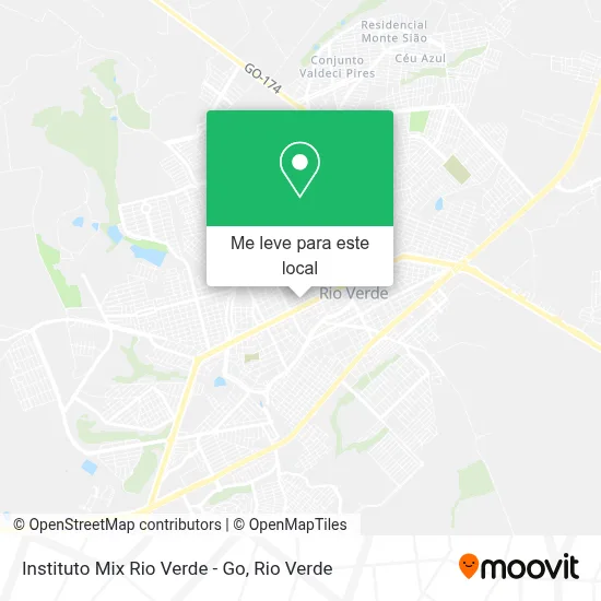 Instituto Mix Rio Verde - Go mapa