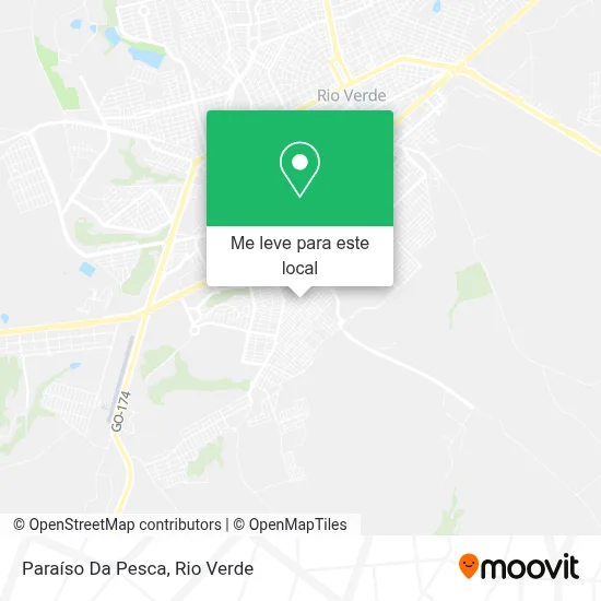 Paraíso Da Pesca mapa