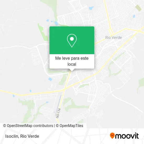 Isoclin mapa
