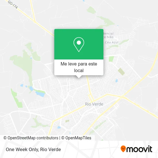 One Week Only mapa