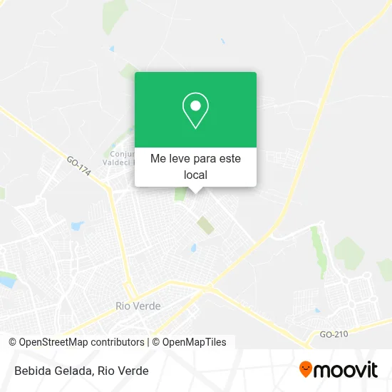 Bebida Gelada mapa