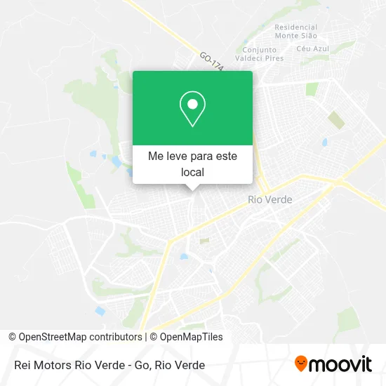 Rei Motors Rio Verde - Go mapa